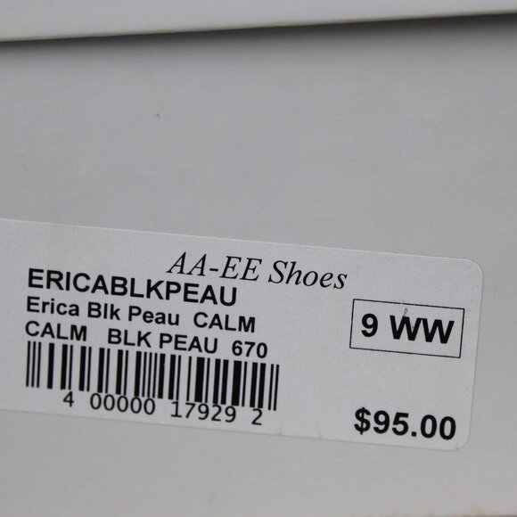 California Magdesians® Black Suede Strappy Sandals Size 9 WW - Picture 10 of 11